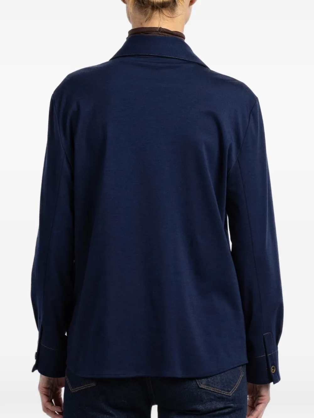 Peter Cohen Shirt met lange mouwen Blauw