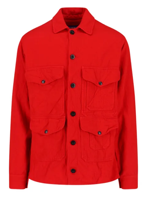 Junya Watanabe front-pocket buttoned shirt jacket 
