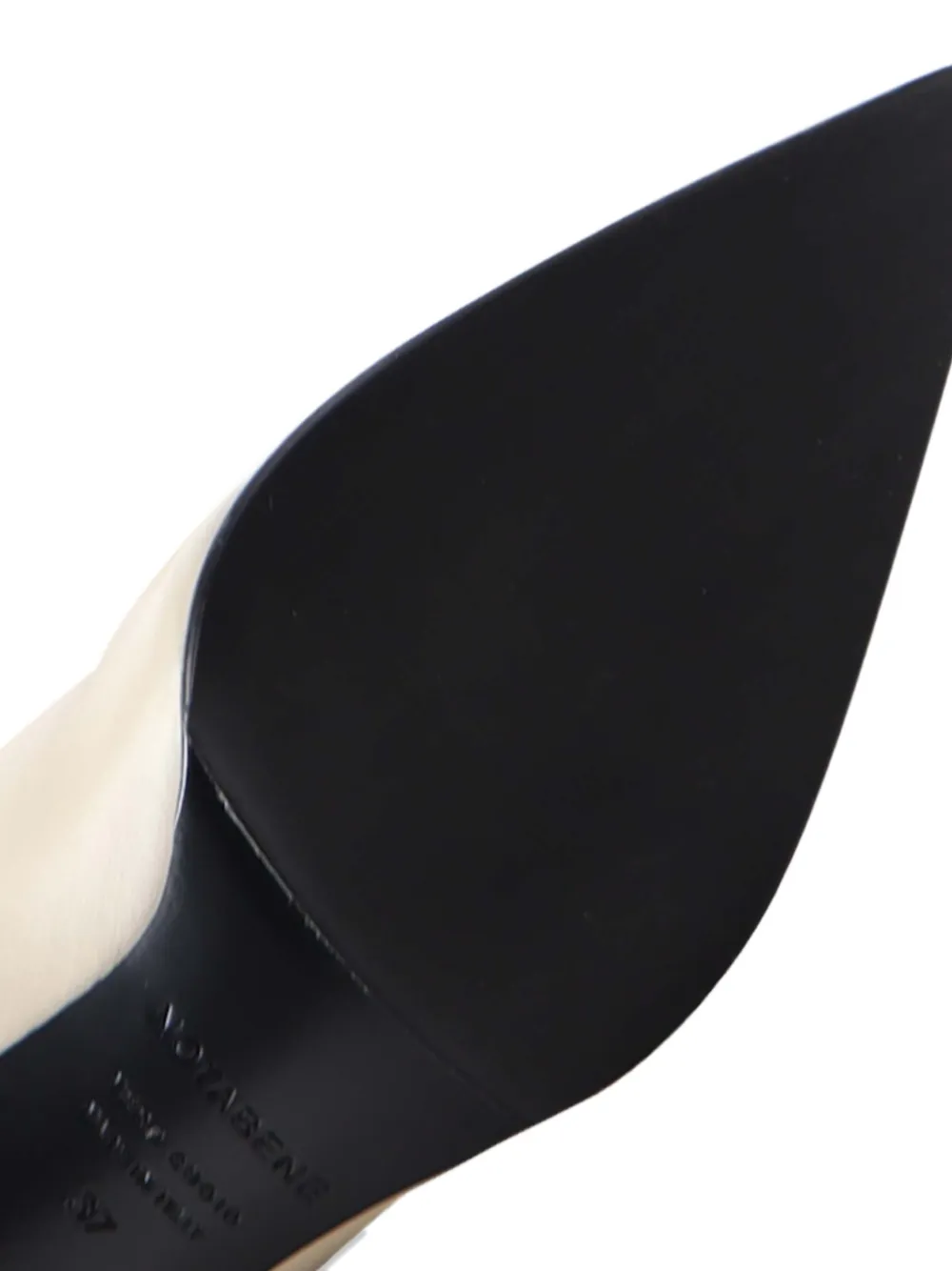 Notabene 40mm Greer Pointed-toe Boots In Neutral