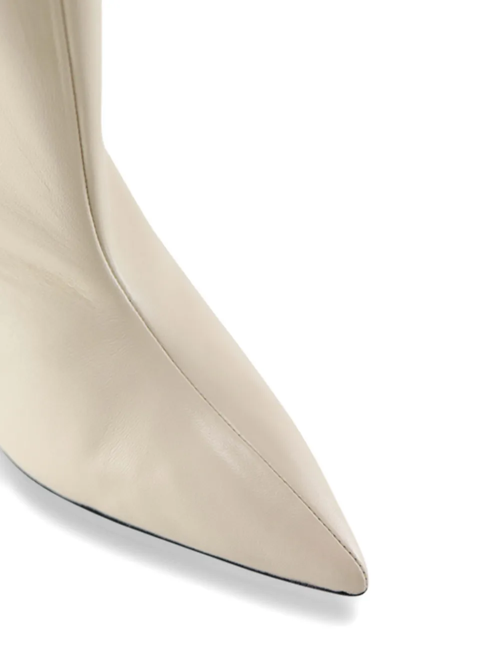 Notabene 40mm Greer Pointed-toe Boots In Neutral