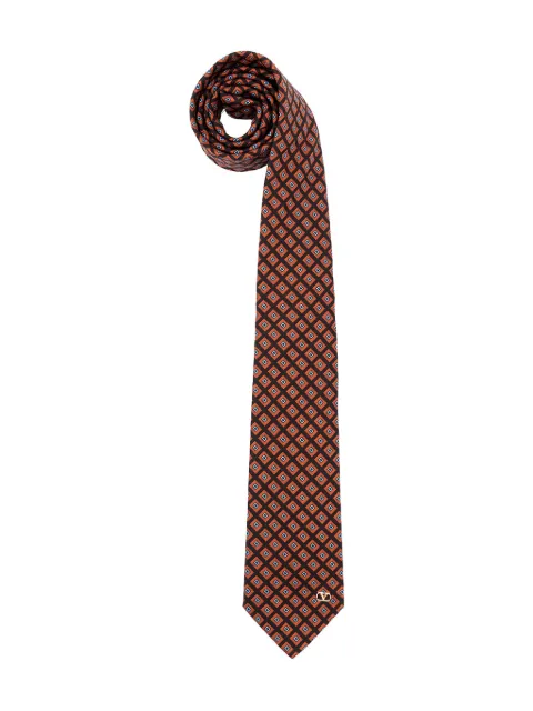 Valentino Garavani Valentie-jacquard logo tie