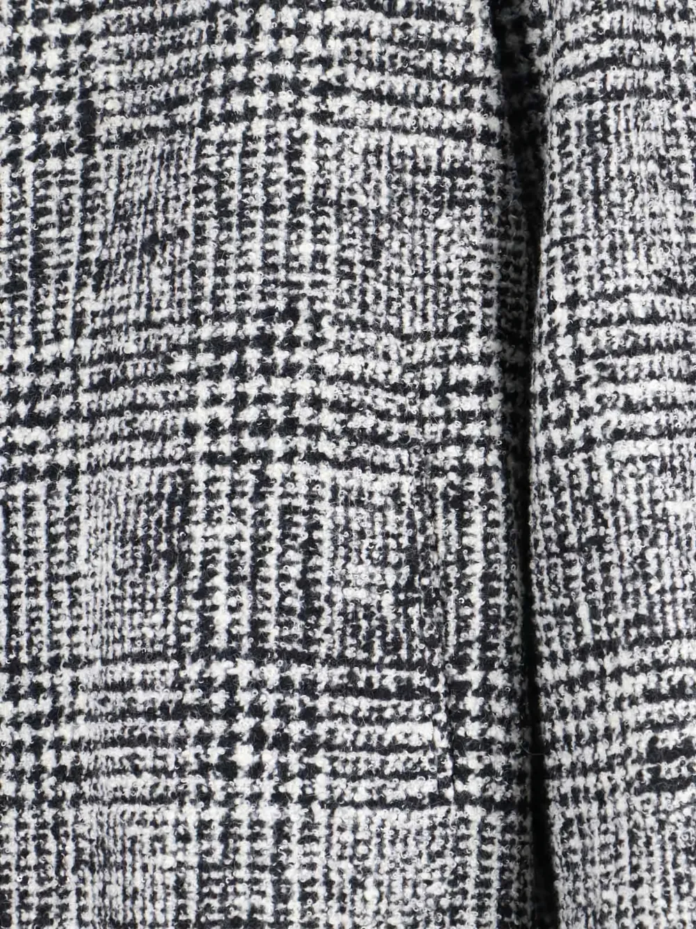 Kiton plaid-pattern single-breasted coat Wit