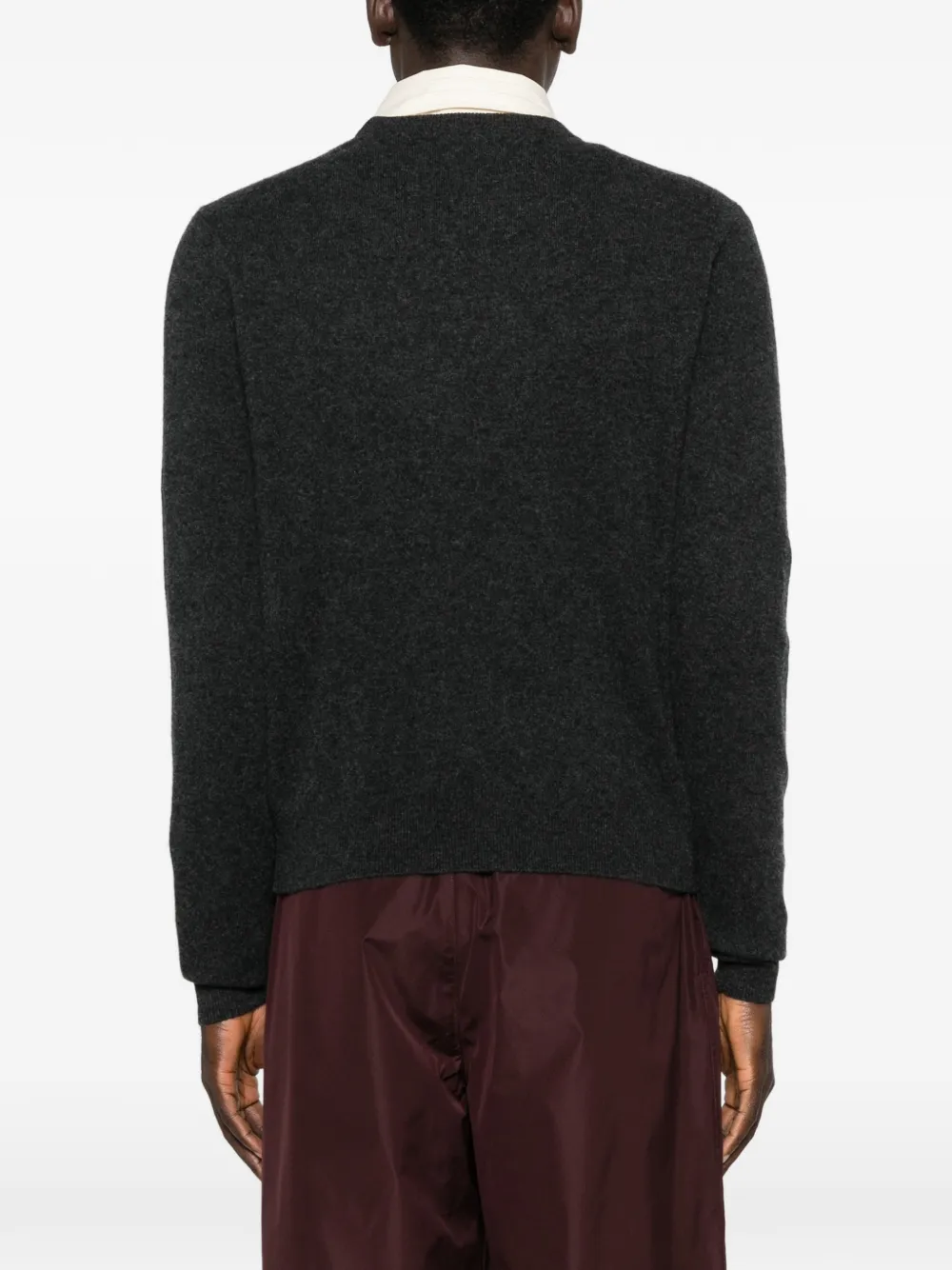 extreme cashmere Trui met ronde hals Grijs