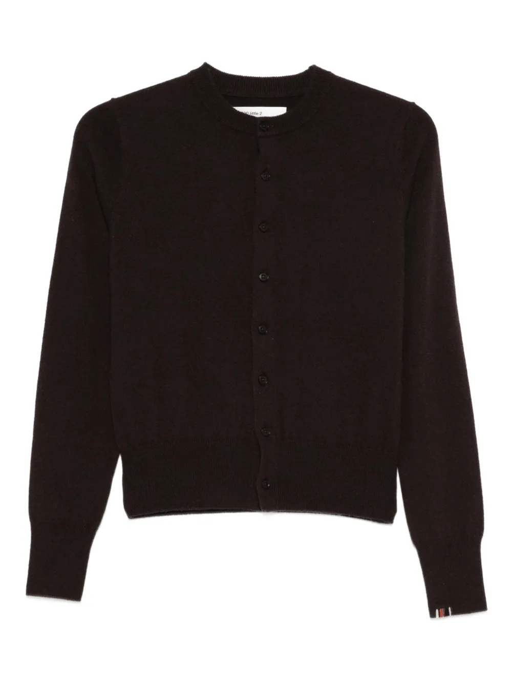 extreme cashmere buttoned cardigan - Marrone