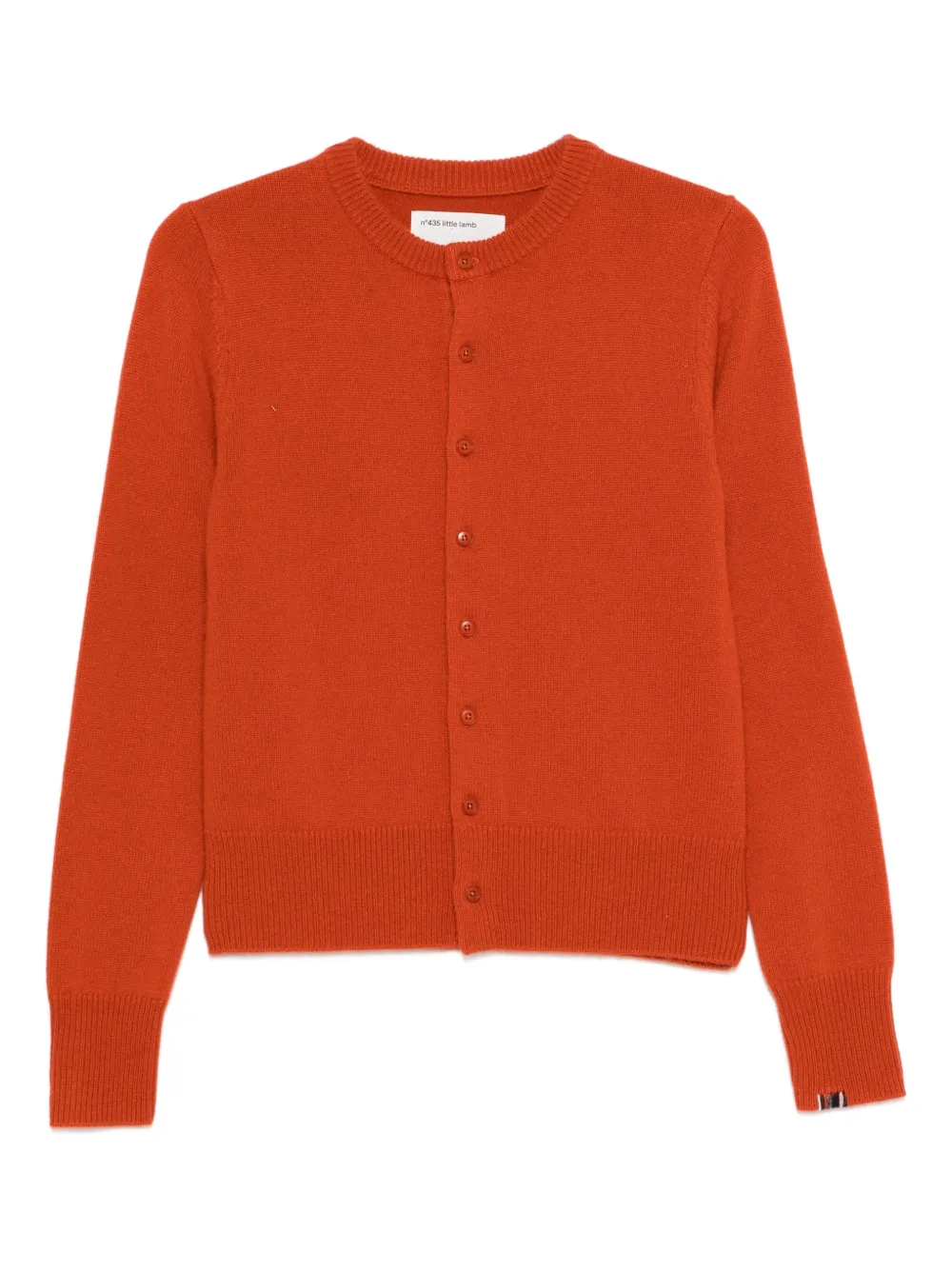extreme cashmere buttoned cardigan - Arancione