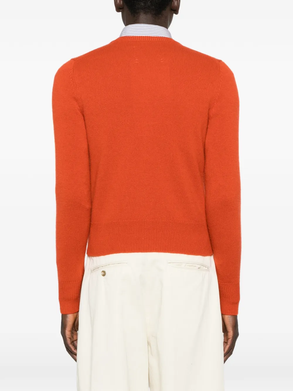 extreme cashmere Vest met knopen Oranje