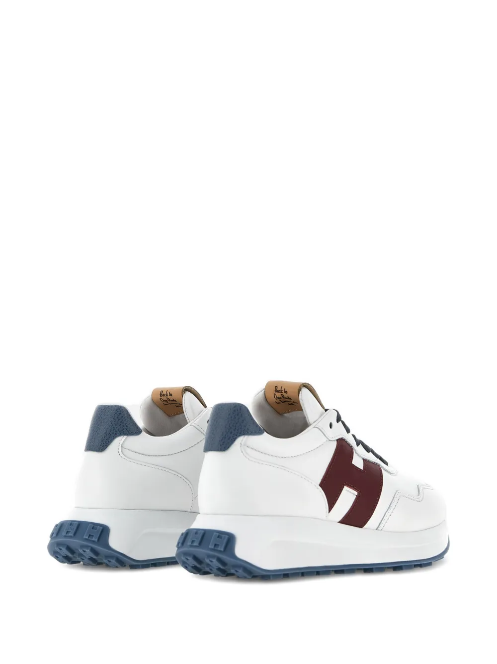 Hogan H641 50mm sneakers met H-patch Wit