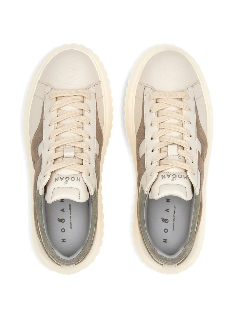 Hogan H-Stripes sneakers Beige