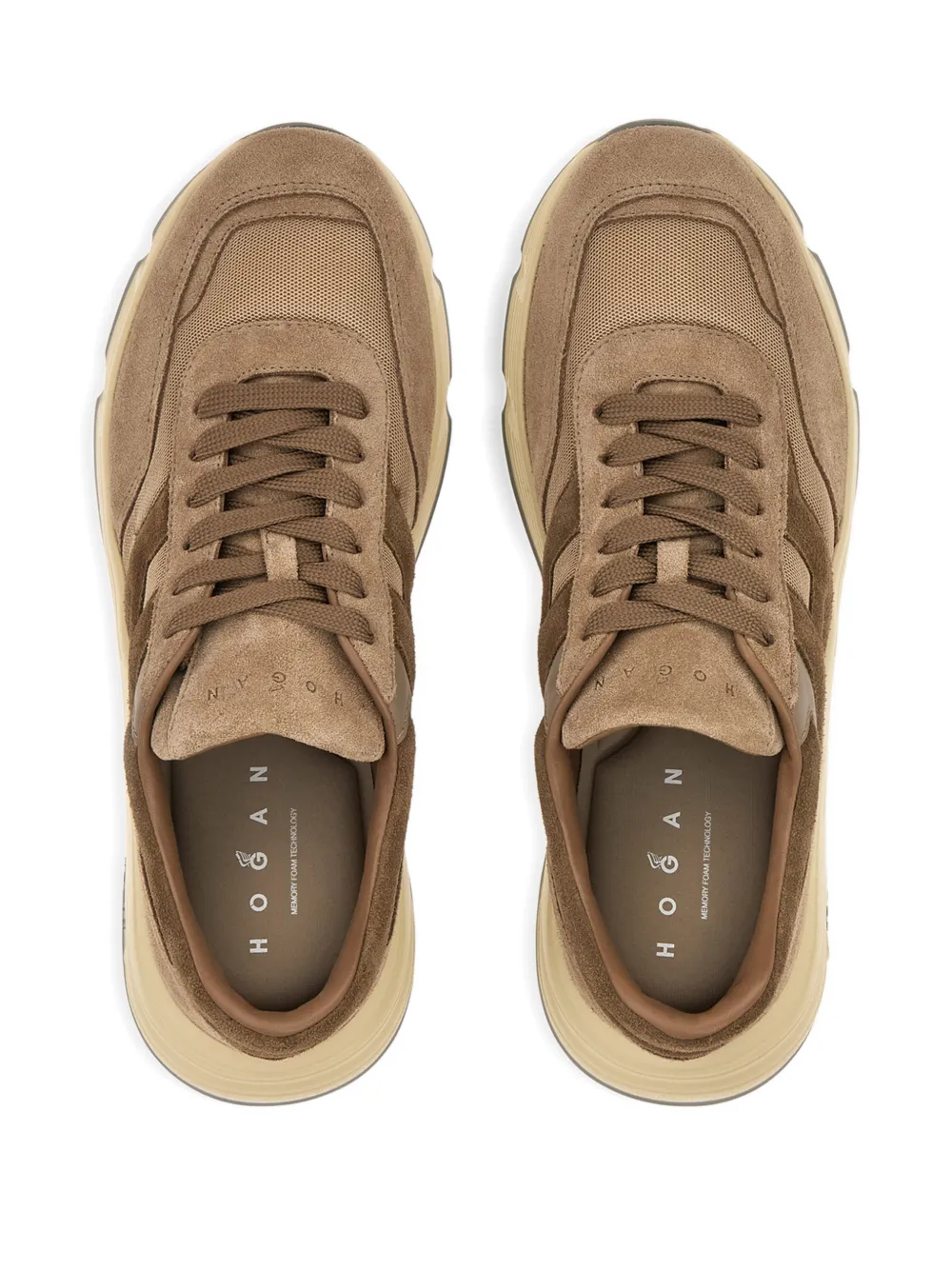 Hogan Hyperlight suede sneakers Bruin