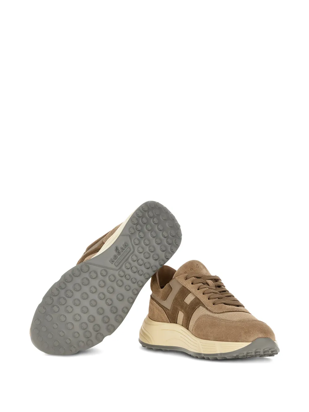 Hogan Hyperlight suede sneakers Bruin