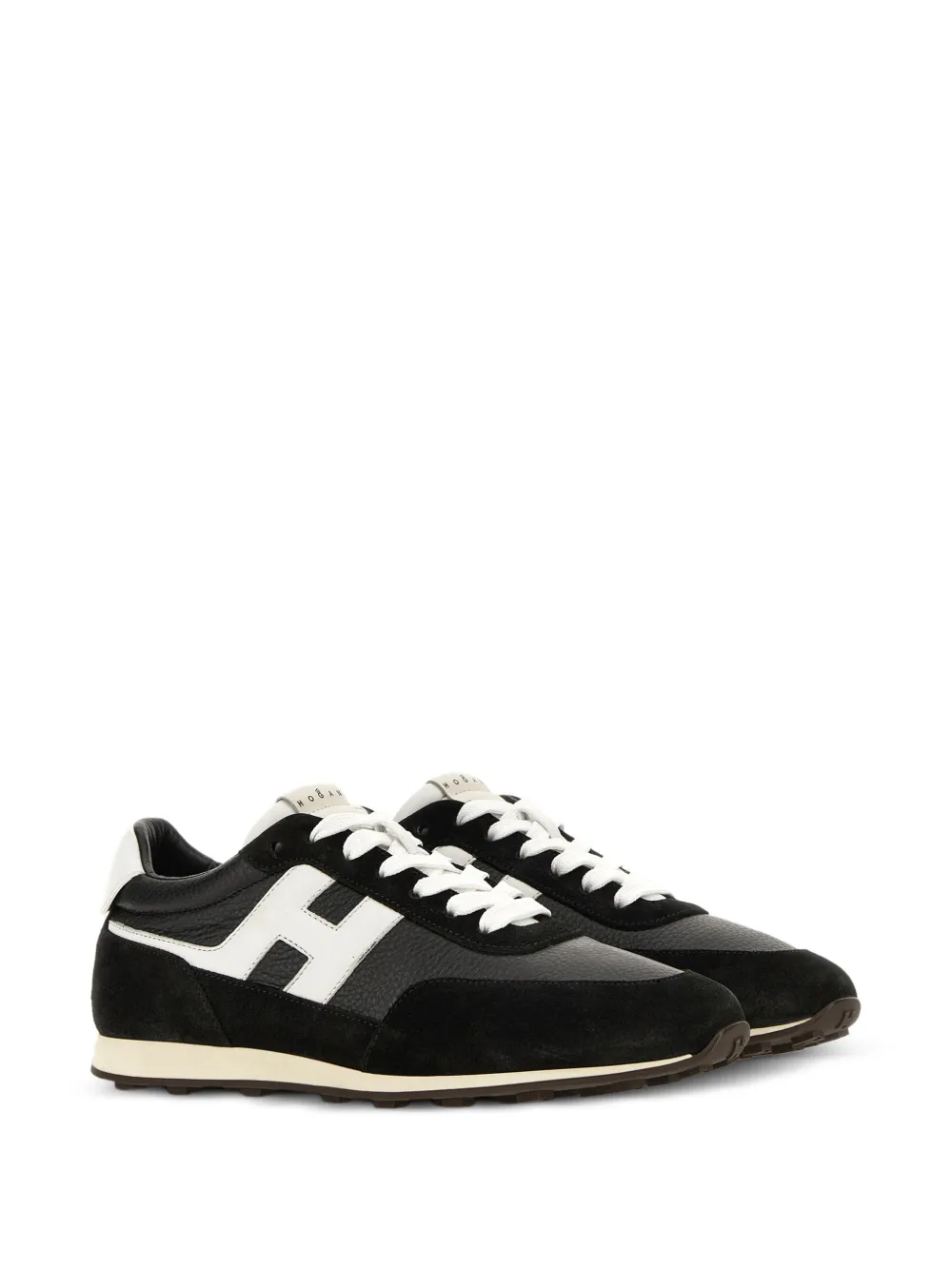 Hogan H699 sneakers met logopatch Zwart