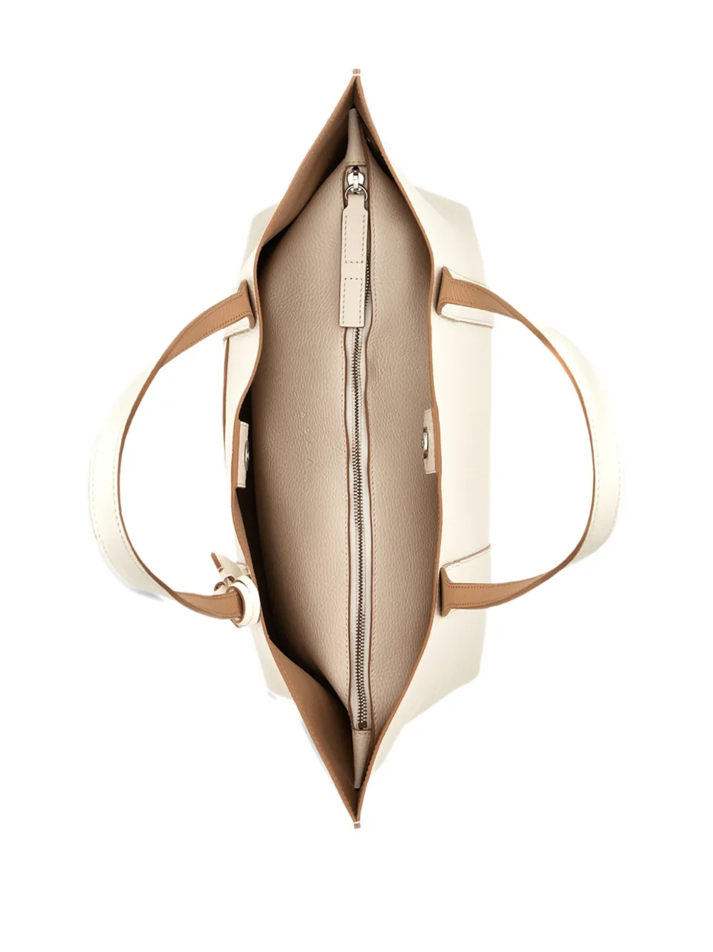 Initial Charm Strap Tote Bag