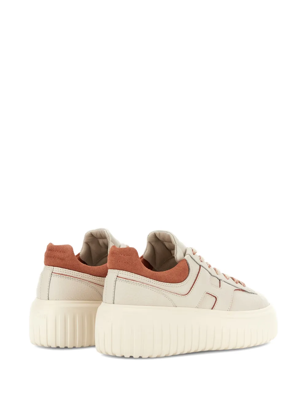 Hogan H-Stripes sneakers met plateauzool Beige