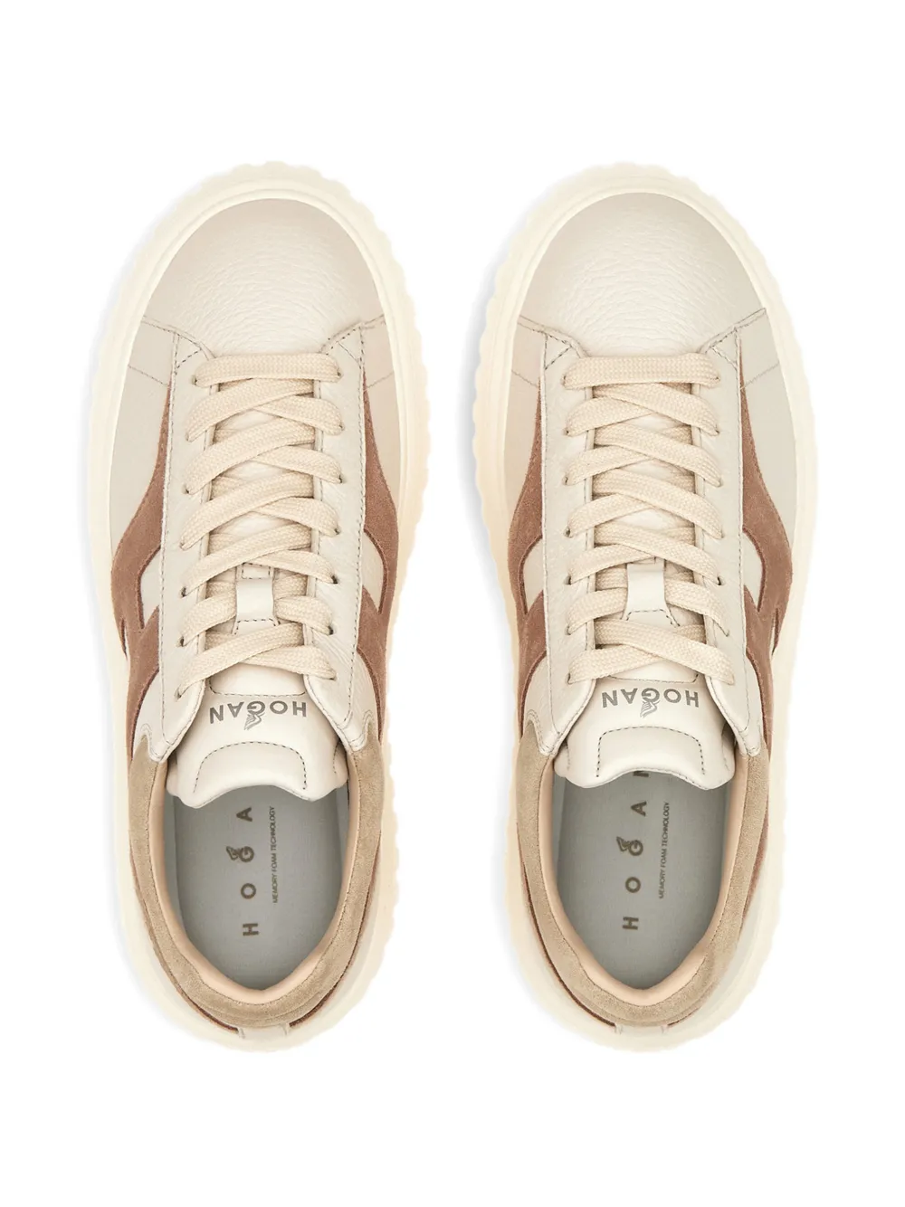Hogan H-Stripes sneakers Beige