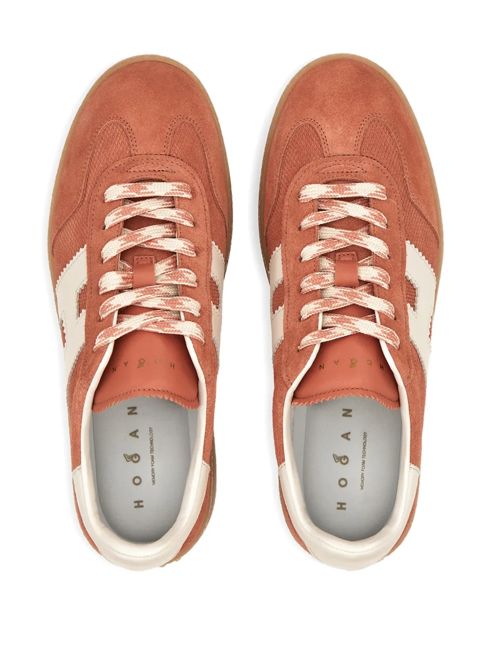 Hogan H698 sneakers met plateauzool Oranje