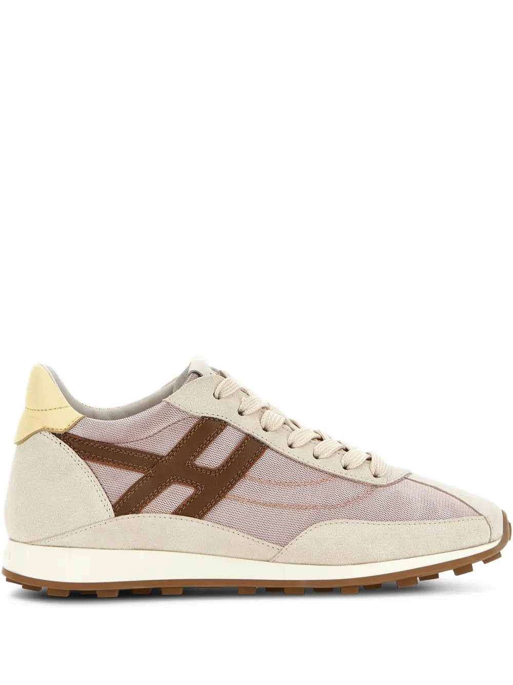 Hogan H699 sneakers met veters Beige