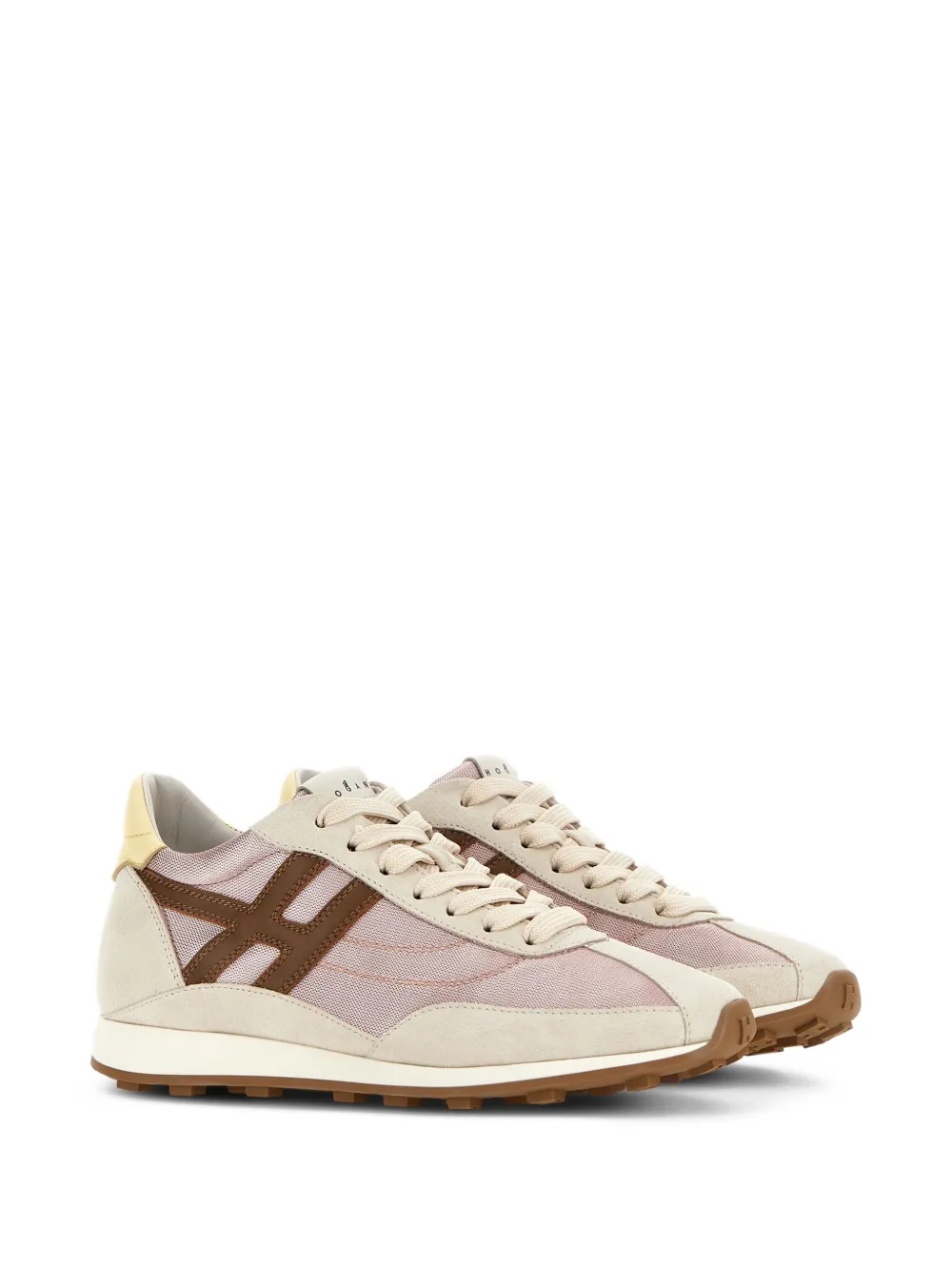 Hogan H699 sneakers met veters Beige