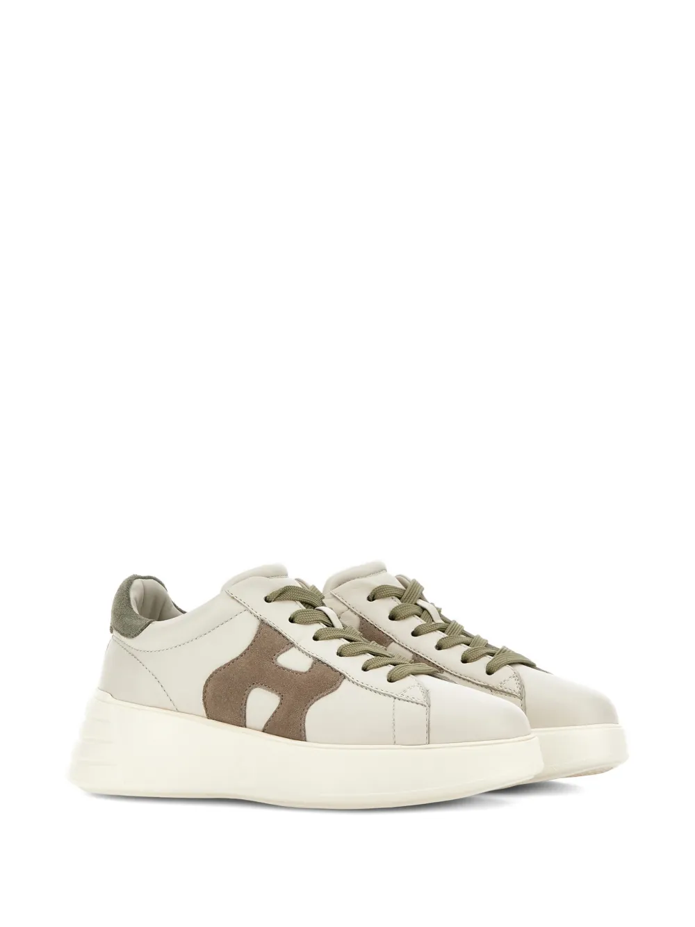 Hogan Rebel leren sneakers - Beige