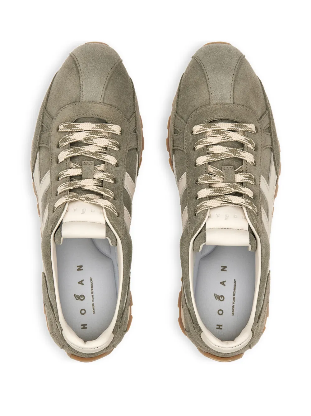 Hogan H671 86ER sneakers met veters Groen