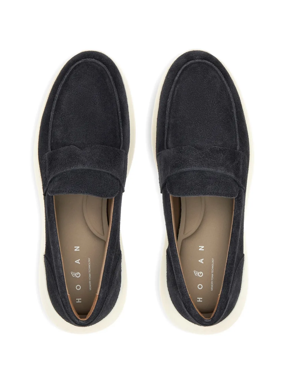 Hogan Interactive 3 suède loafers Blauw