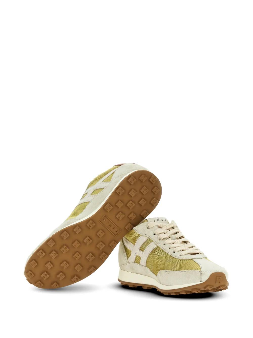 Hogan Sneakers met logo Beige