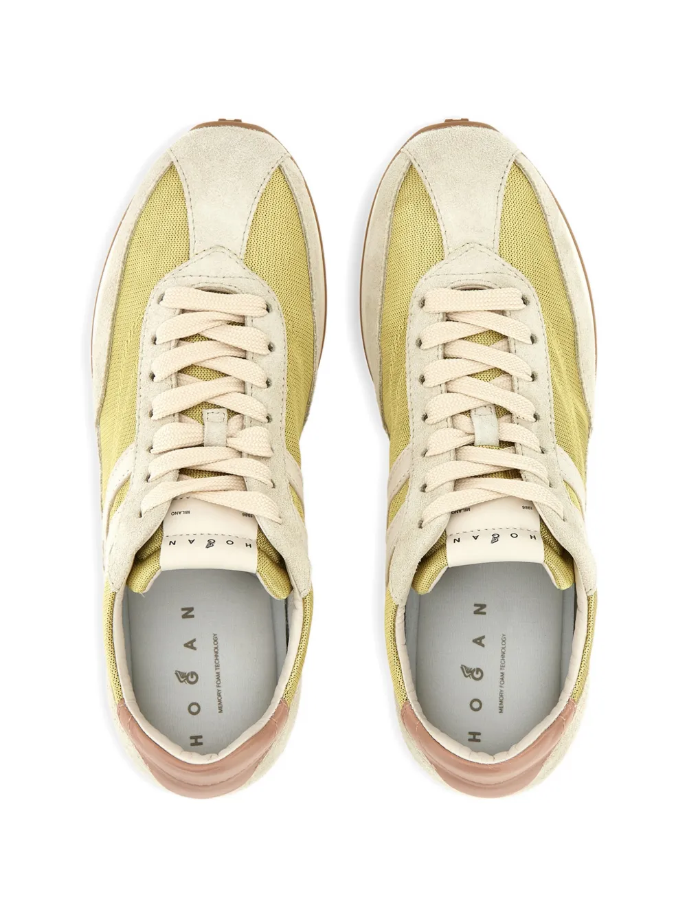 Hogan Sneakers met logo Beige