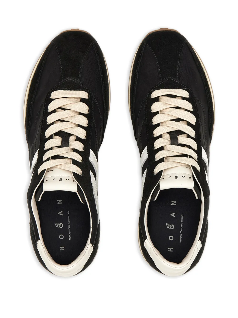 Hogan H699 sneakers met veters Zwart