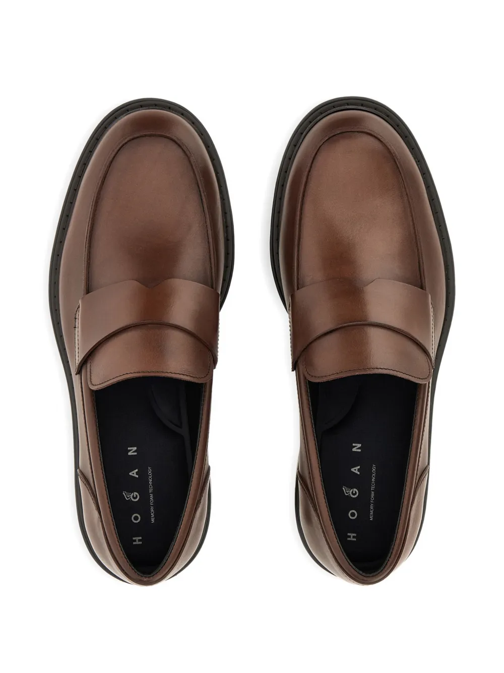 Hogan H704 Urbano loafers Bruin