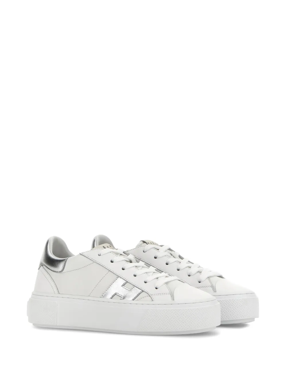 Hogan H705 sneakers met plateauzool - Wit