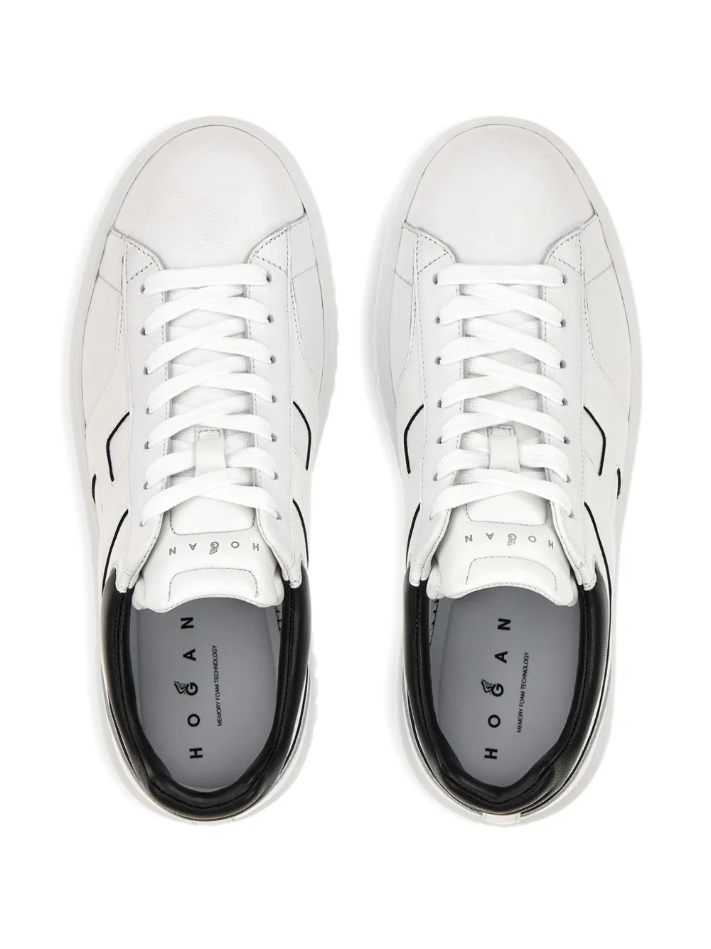 Hogan H-Stripes sneakers met plateauzool Wit