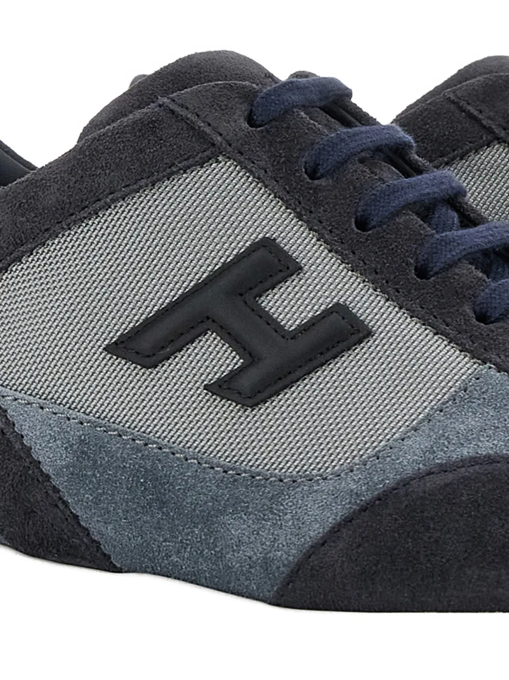 Hogan Interactive sneakers met logopatch Grijs