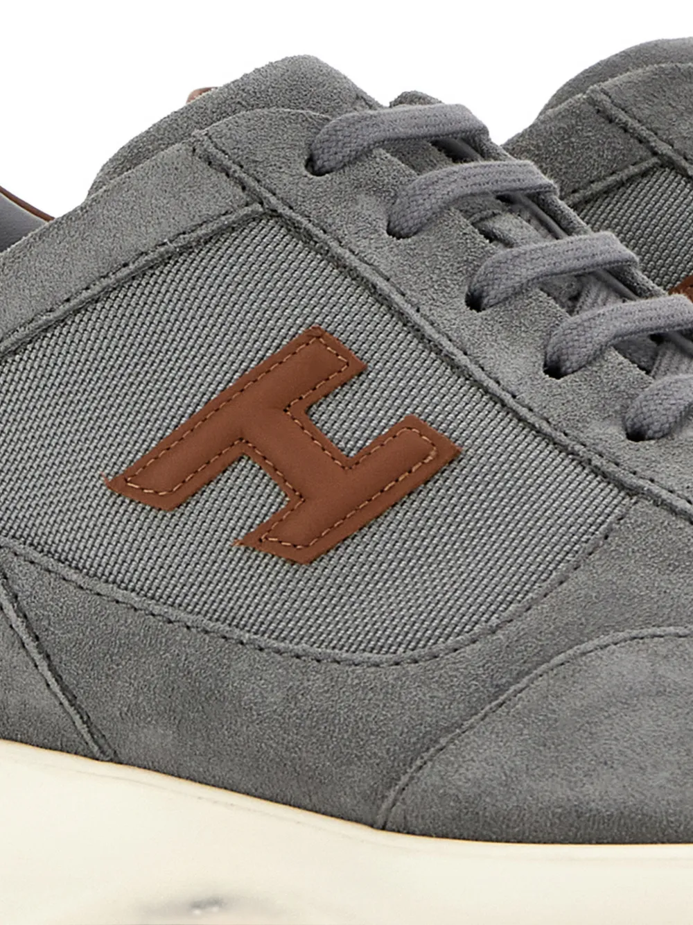 Hogan Interactive sneakers met logodetail Grijs