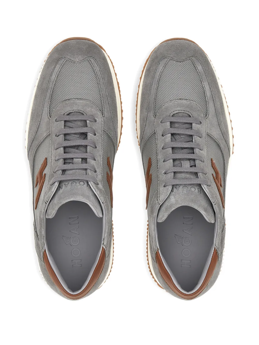 Hogan Interactive sneakers met logodetail Grijs