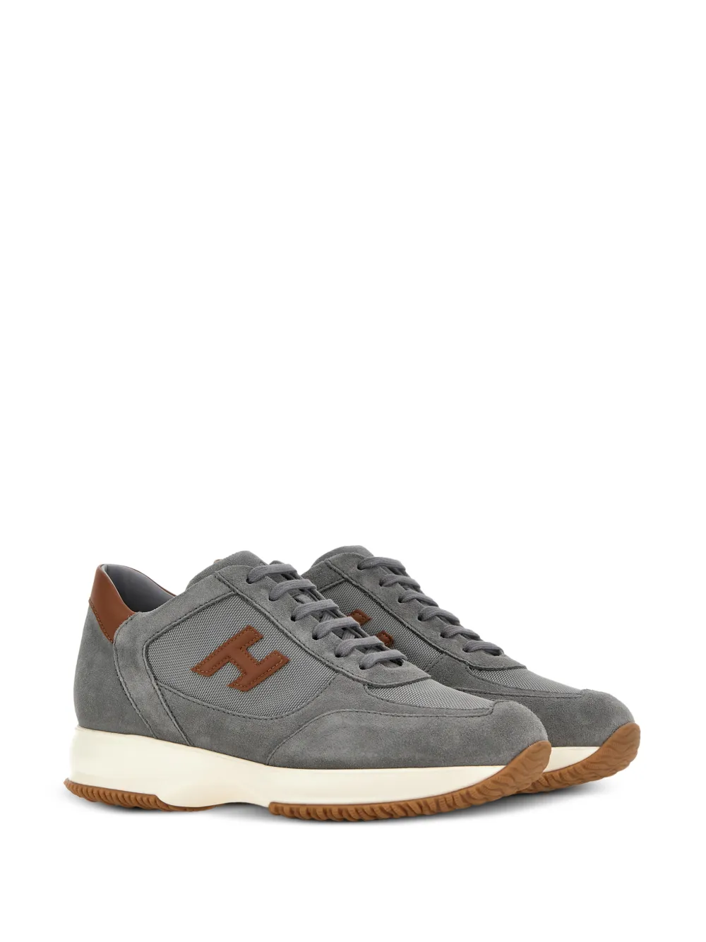 Hogan Interactive sneakers met logodetail Grijs