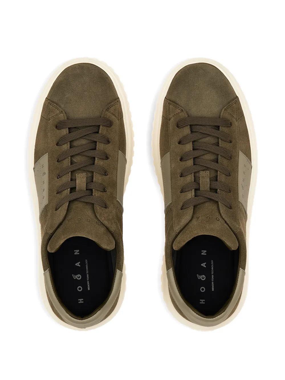 Hogan H-Stripes sneakers Groen