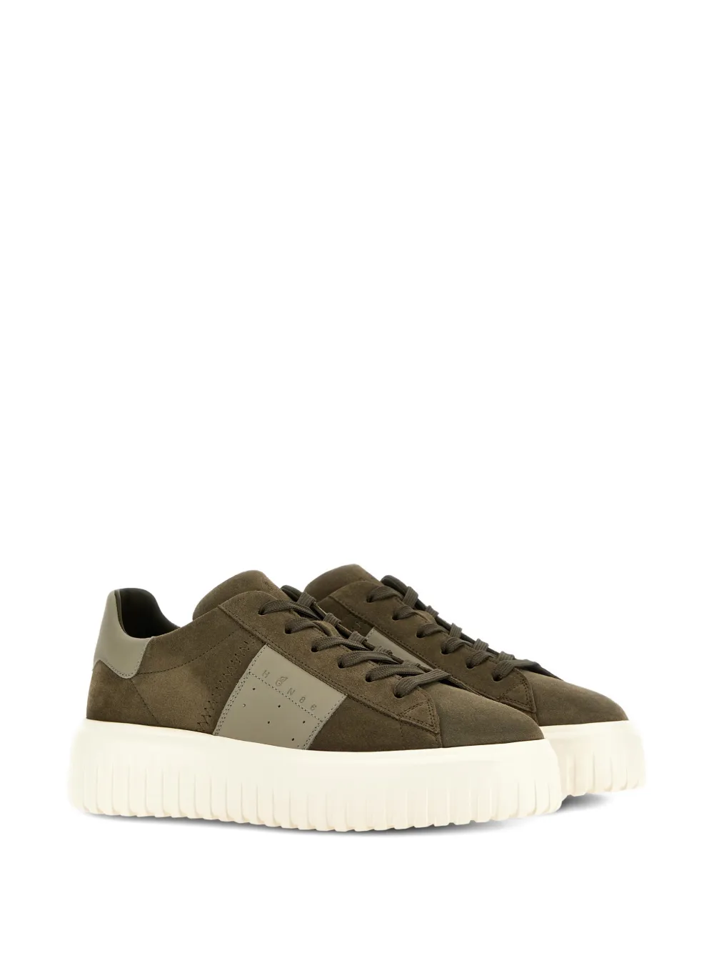Hogan H-Stripes sneakers Groen