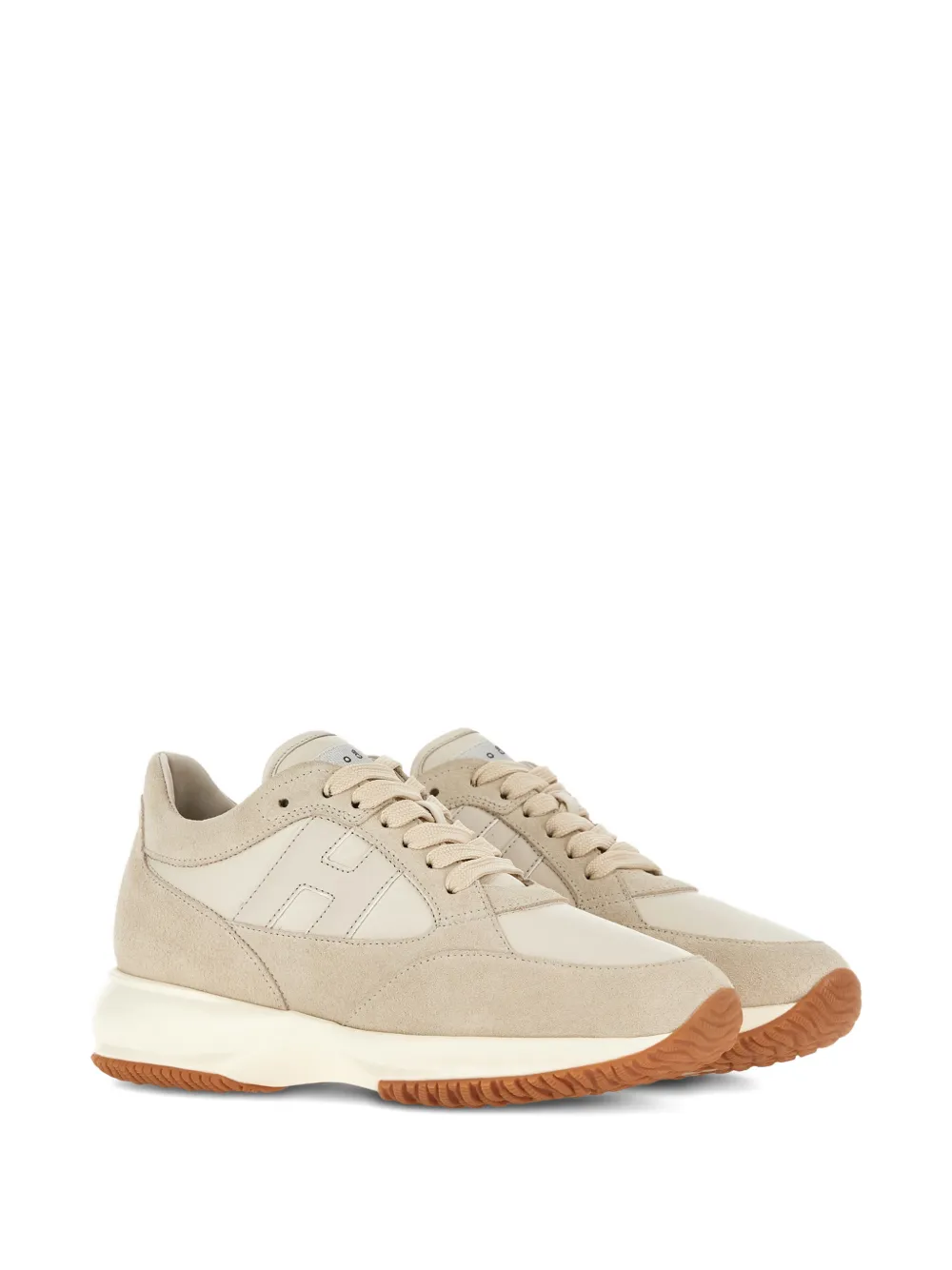 Hogan Su&egrave;de sneakers - Beige