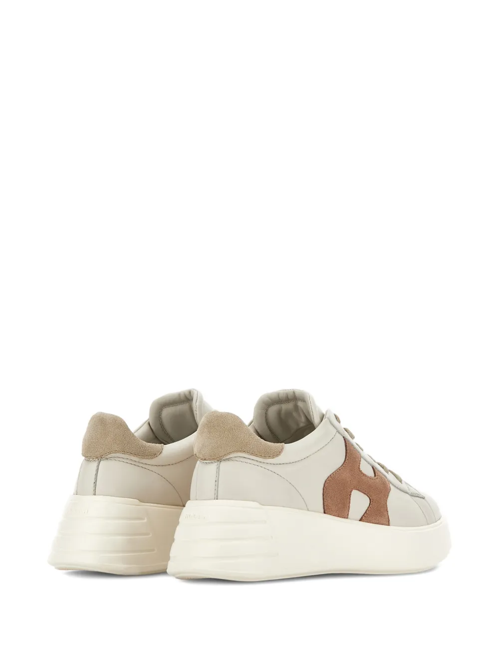 Hogan Rebel sneakers met logo-applicatie Beige