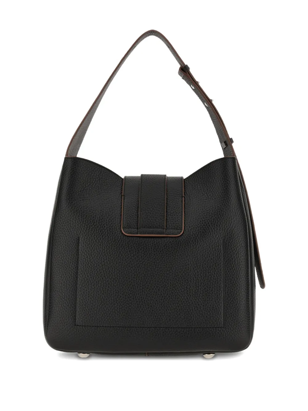 Hogan Tassel-detail Shoulder Bag - Black 