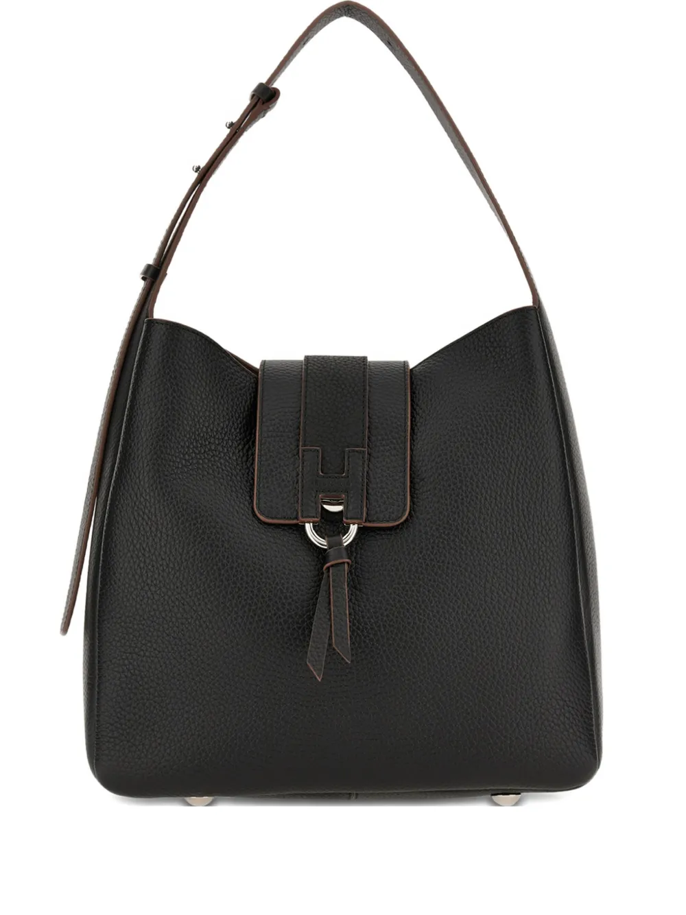 Hogan tassel-detail shoulder bag - Black
