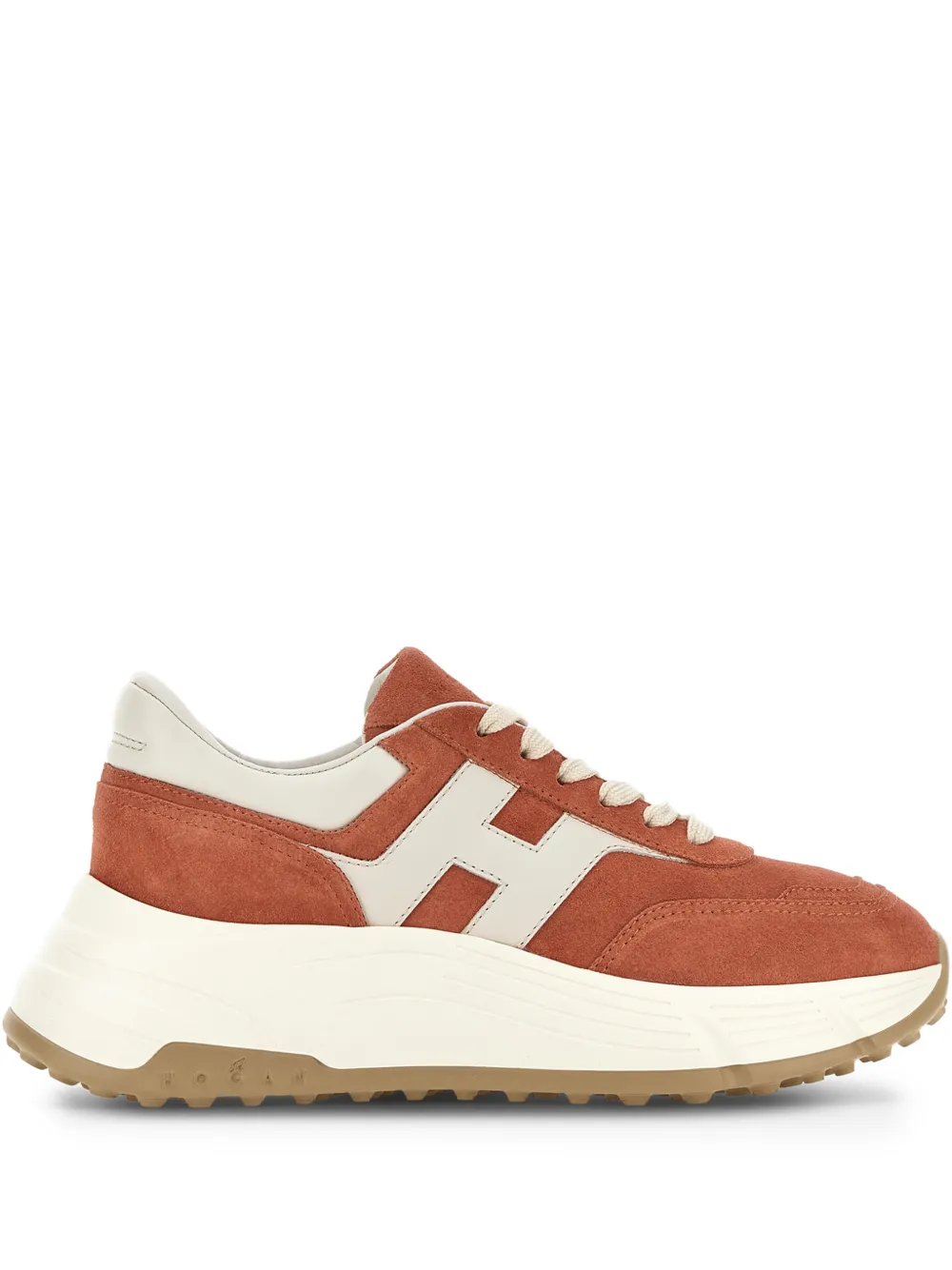 Hogan Hi-Fi suède sneakers Bruin