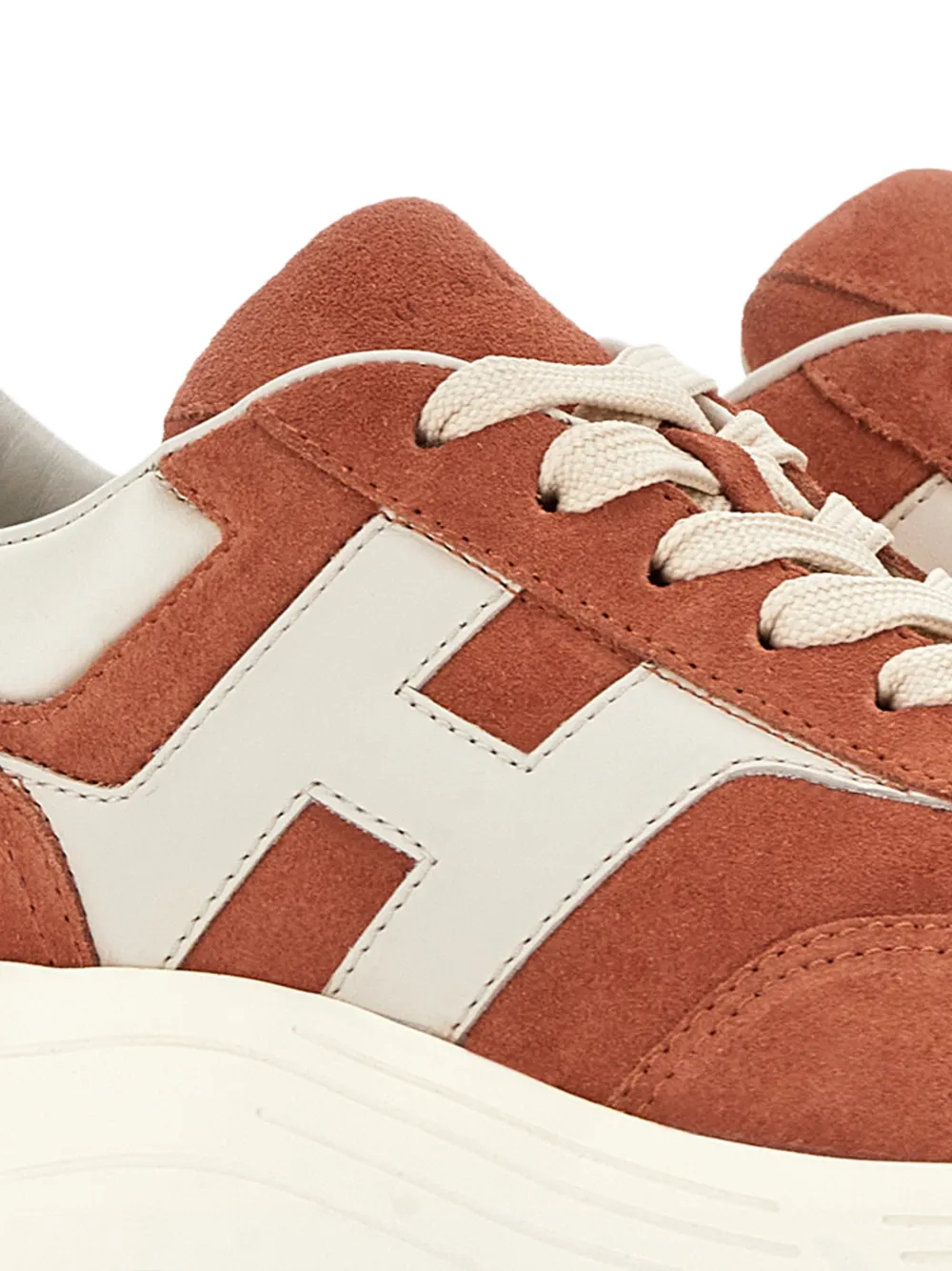 Hogan Hi-Fi suède sneakers Bruin
