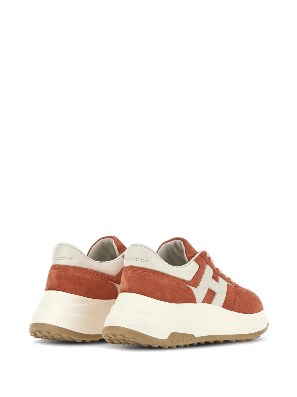 Hogan Hi-Fi suède sneakers Bruin