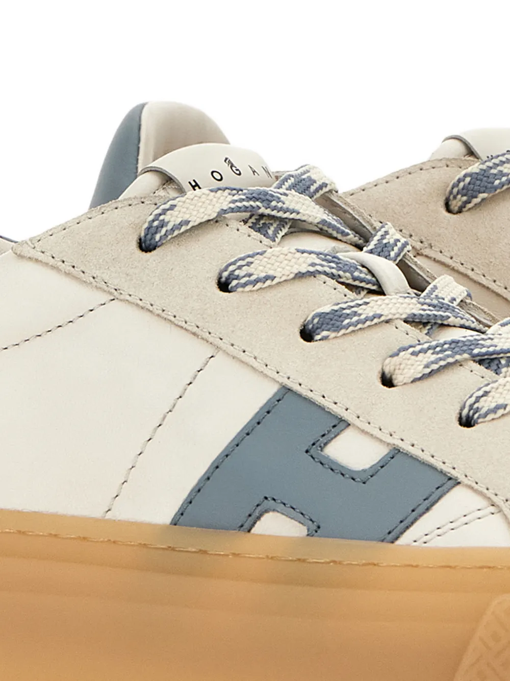 Hogan H705 sneakers met plateauzool Beige