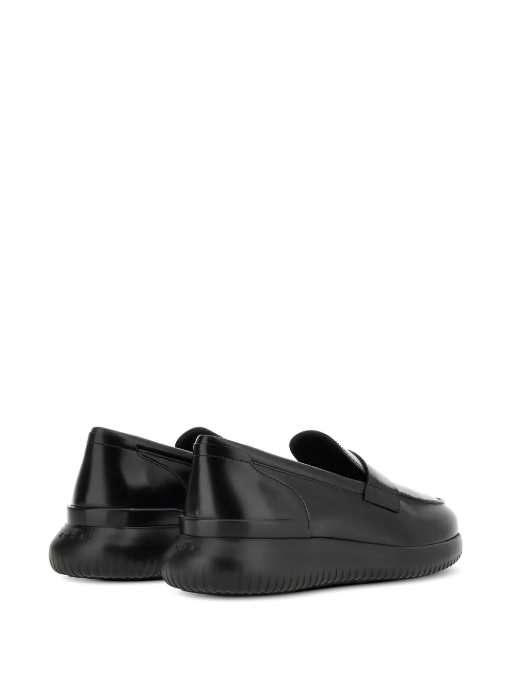 Hogan cube platform loafers Zwart