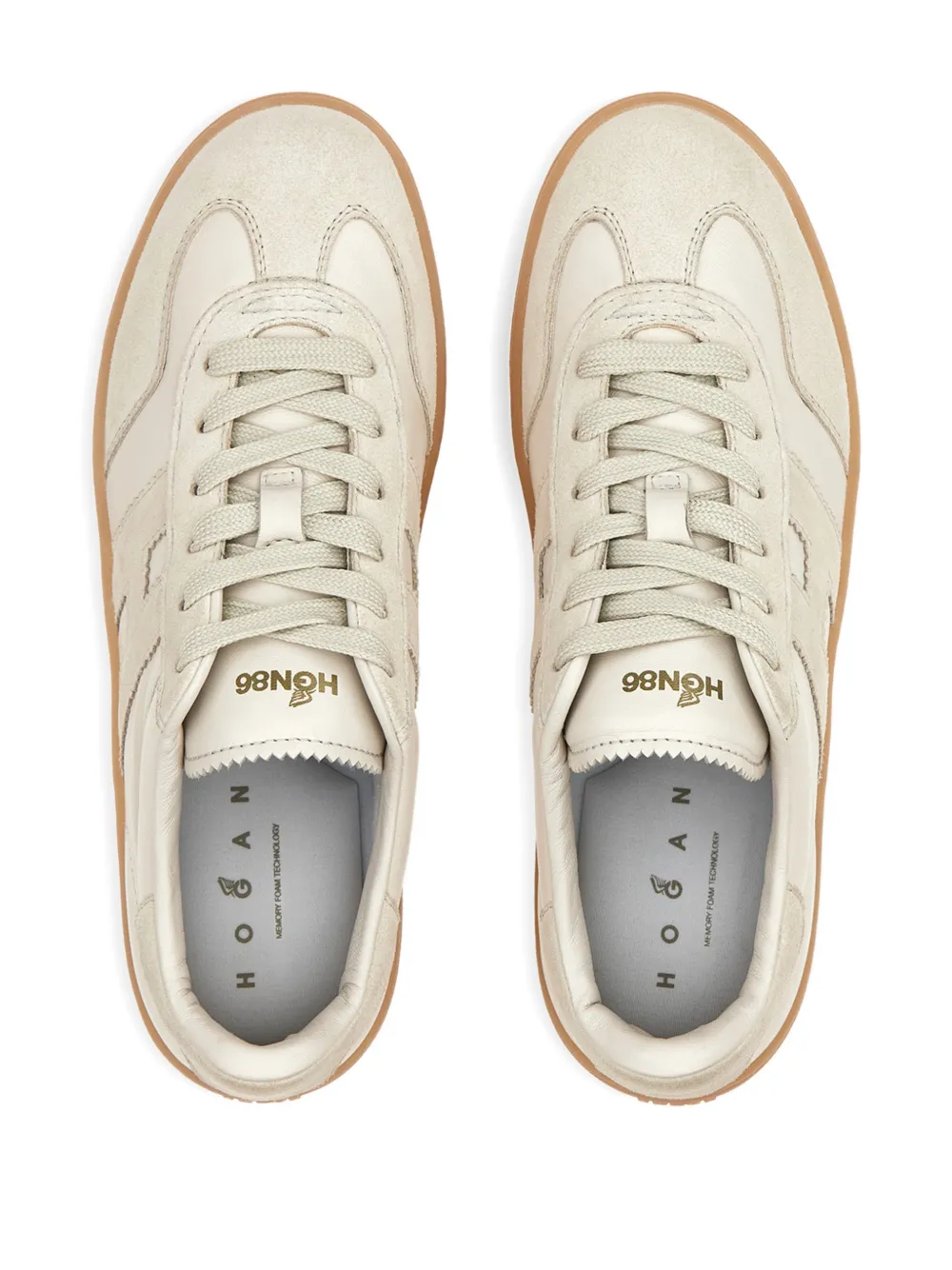 Hogan Cool sneakers met vlakken Beige