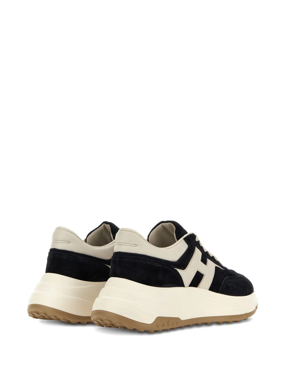 Hogan Hi-Fi leren sneakers Zwart