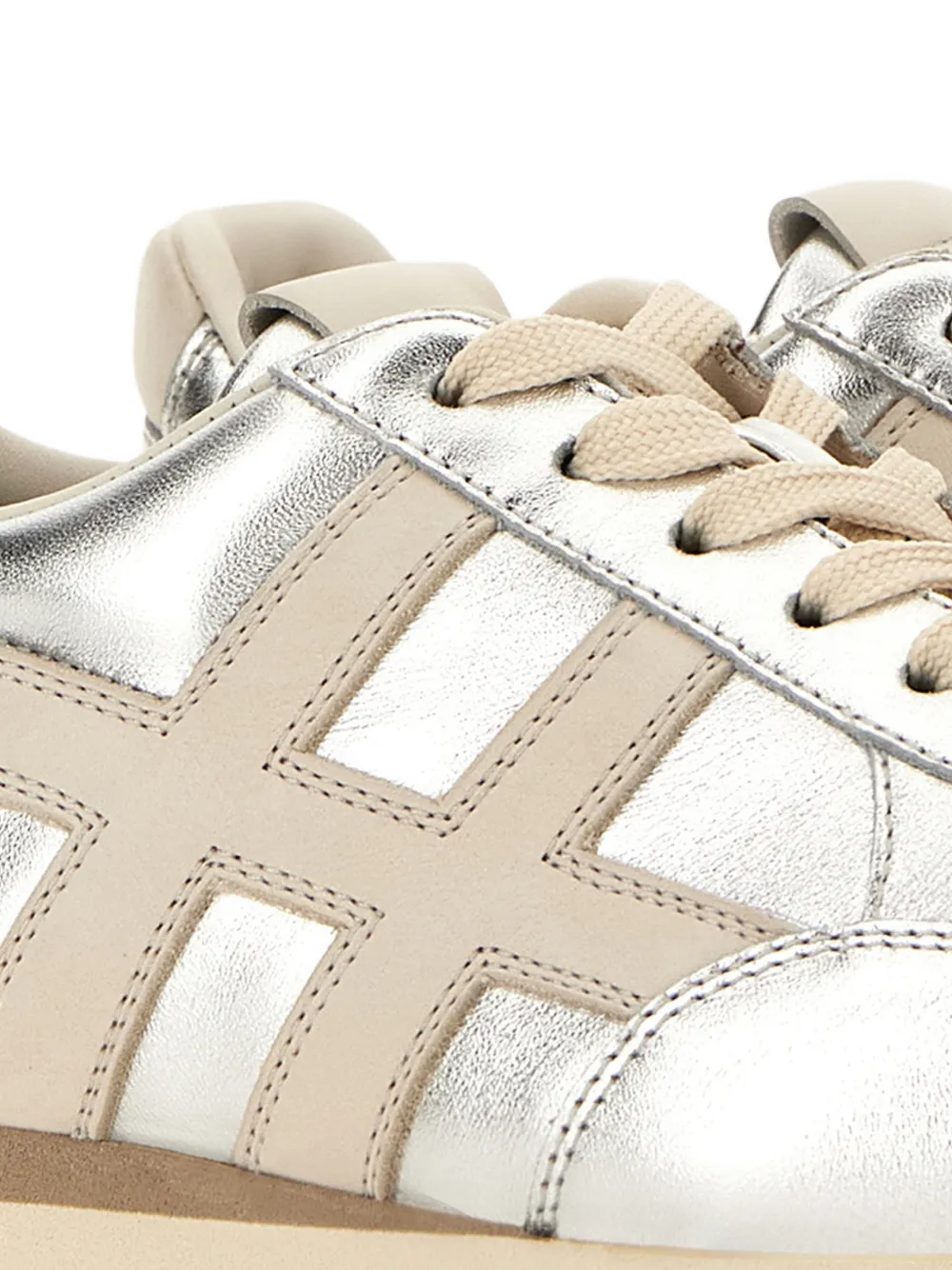 Hogan H671 86ER sneakers met veters Zilver