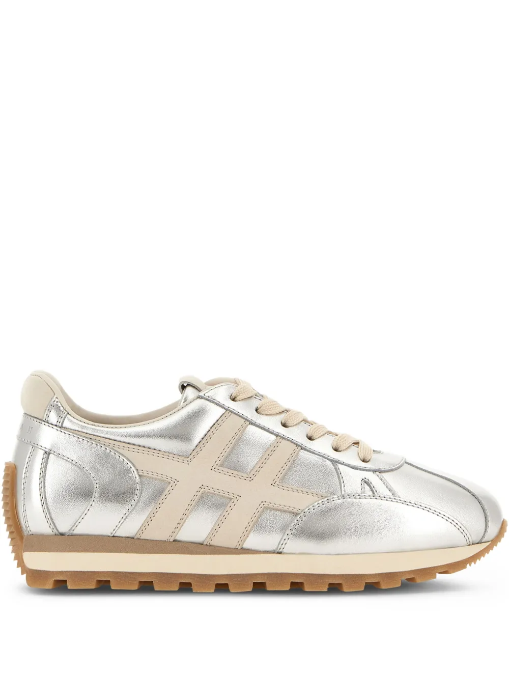 Hogan H671 86ER sneakers met veters Zilver