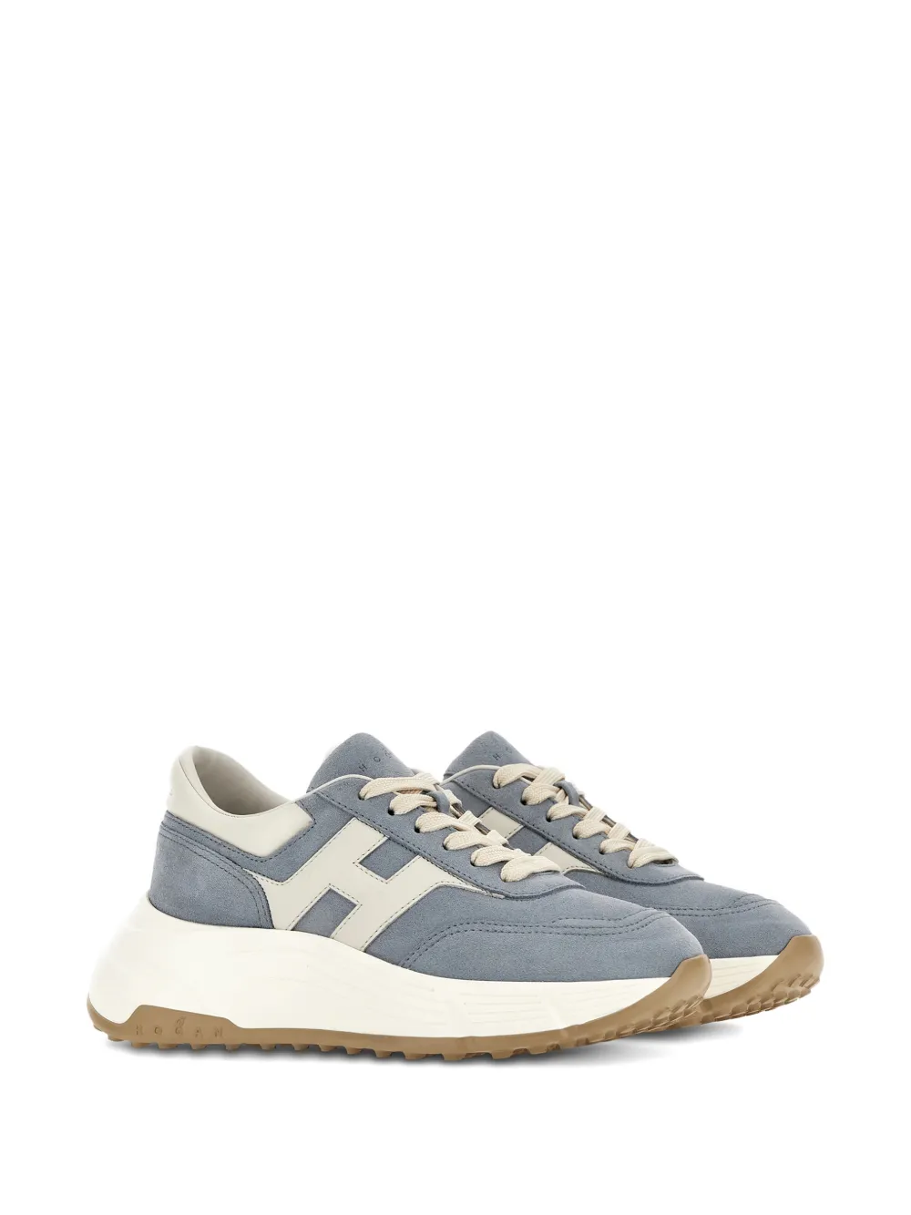 Hogan Hi-Fi leather sneakers Blauw